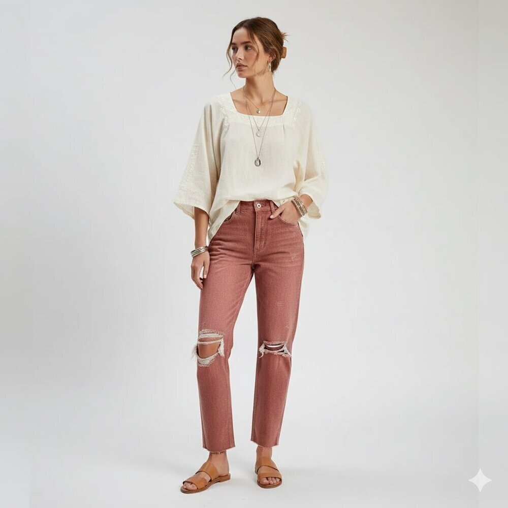 NWT ANTHROPOLOGIE PILCRO The Vintage Straight Jean 26
